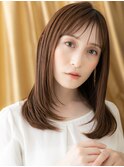 □アプリコットオレンジ艶感ストレート405-2戸田公園30代40代