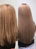 ララ モアナ(LaLa Moana)&nbsp;髪質改善・ミルクティーベージュ・ダブルカラー・透明感