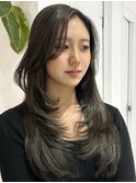ハイライトレイヤーカットダブルカラーイルミナカラー縮毛矯正
