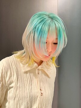 ヌル 表参道本店(Null) ルーツカラー/デザインカラー/ブリーチカラー/表参道/原宿