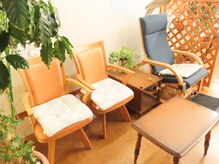 ギンパリの雰囲気（待合ブース）