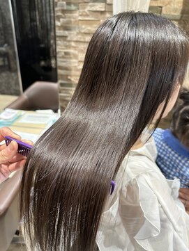 ブレンドバイハピネス(Blend by happiness) 髪質改善トリートメントストレートロングレイヤー20代30代40代