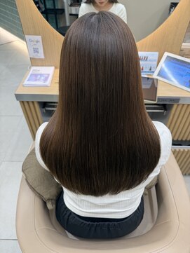 アース 上本町店(HAIR&MAKE EARTH) 小顔見せ◎秋カラー×オリーブグレージュ