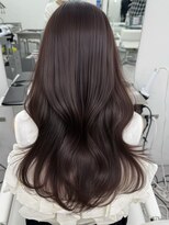 アマトウキョウ アユンチェ(AMA TOKYO×AYUNCHE) 韓国ヘア 透明感カラー 2wayバング レイヤーカット 顔周り