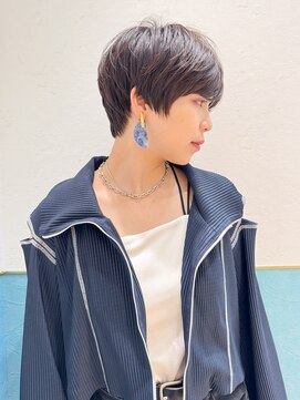 ロンド レグリーズ 立川(Lond leglise) ショート/オリーブグレー/グランマッシュ/小顔/前髪/顔周り/立川