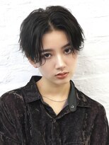 エイド 本店(aid)&nbsp;毛流れセンターパートニュアンスパーマメンズライクミディアム