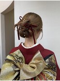 ◆タイトカチモリ／着物ヘア／ヘアアレンジ／卒業式／成人式