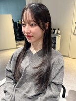 アム(amu) ローレイヤー/レイヤーロング/フレンチバング/顔まわりカット