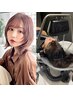 【人気NO2♪】美髪女優カラー＋顔周りカット＋水素ケア＋頭浸浴￥8980