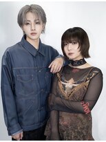 シールドヘアー 沖縄 新都心(C'LD Hair) 撮影会/メンズハイトーン/ボブカット/那覇美容室