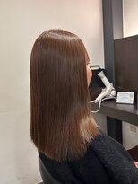 エクファ ヘア リゾート 大津 瀬田店(ex-fa hair resort)&nbsp;ミルクティーブロンド/ダークブルー/デジタルパーマ/大津/瀬田