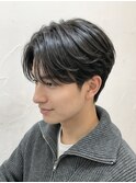 毛流れセンターパート