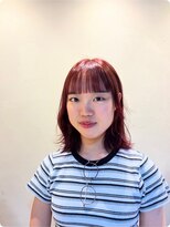 シアン 栄店(CYAN.)&nbsp;暗髪履歴からブリーチ無しwカラーでCherry pinkに！