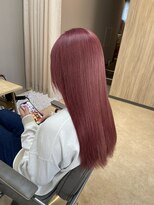 テーラヘアー 上福岡店(TELA HAIR) ピンクカラーでイメチェン♪