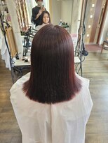 楽流頭 オブヘアー(of hair)&nbsp;オイルストレート  透明感カラー