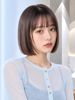 フォト 新宿三丁目(foto)&nbsp;髪質改善縮毛矯正地毛風ストレート切りっぱなしボブ