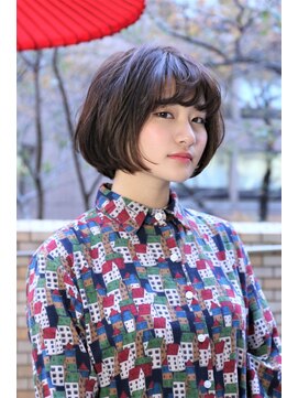 コマ(coma) 【coma中野】首回りすっきりで小顔に☆フレンチ質感ボブ