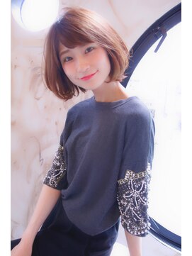 ブーケ(BOUQUET) イルミナカラー・ヘルシーレイヤー・デジタルパーマ・大人ボブ