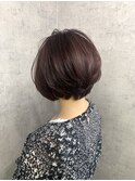 丸みレッドボブ