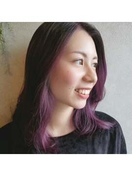 フゥカ 売市店(fuka) ケアカラー×ヴァイオレットカラー×韓国人風