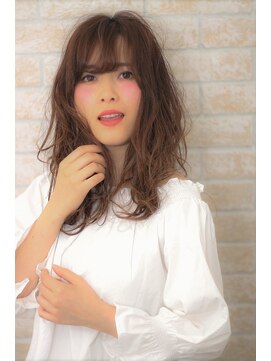 ソア 武蔵小杉(SOAR) 濡れ髪ウェットヘアウルフパーマ透け感くすみブルーくすみカラー