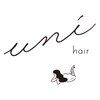 ユニヘアー(uni hair)のお店ロゴ