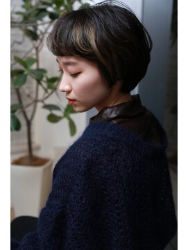 オーシャン(Ocean) ［OCEAN Hair&Life 水田成美］束感ショート/前髪インナー/個性◎