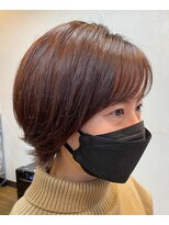 ブレイス ヘアデザイン(BRACE HairDesign) 久々のショートカットとココアカラー