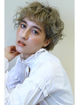 テラスコード(TERRACE CODE) 20代30代40代前上がりショートボブ大人ショートボブパーマ