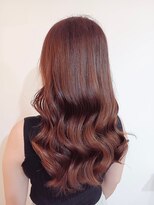 ツムグ 代官山 中目黒(TUMUGU)&nbsp;大人ガーリーモードパールピンク白髪ぼかし艶カラー