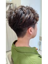 ヴィサージュファイン(VISAGE fine) 2ブロ マッシュ パーマ メンズライク