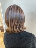 くびれボブ×ハイライト