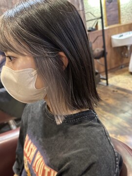 ヘアー クリエイト カルバリ(HAIR CREATE Calbari) フェイスフレーミング　外はねボブ