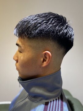 エクファフォーメン(EX-FA FOR MEN) ダークアッシュ/アッシュブラック/カルマパーマ/ベリーショート