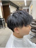 ツーブロショート