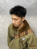 リプレイ 草津店(RIPLAY)&nbsp;ダークアッシュ/アッシュブラック/カルマパーマ/ベリーショート