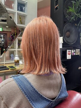 パーマネントガレージ(Parmanent Garage) オレンジベージュ☆ミディアムボブ