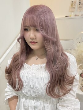 アルファバイオリカ(ALPHA by ORIKA) ブリーチ1回でつくるピンクベージュ