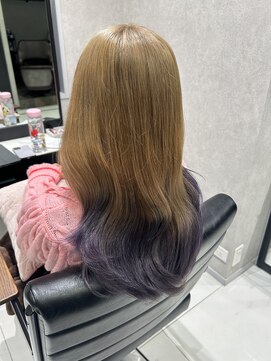 フォルテノエル 静岡鷹匠店(FORTE Noel) グラデーションカラー/デザインカラー/ベージュ/ブリーチ