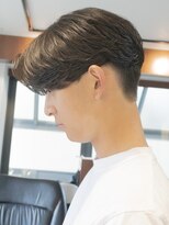 ワンカールパーマフェザーパーマセンターパート