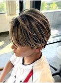 メンズバレイヤージュケアブリーチミルクティーベージュ