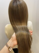 マイン(MINe)&nbsp;お客様style★髪質改善/ツヤ髪/ストレート/明るめベージュ