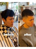 ビフォーアフター【メンズカット/パーマ】20代/30代/40代