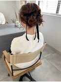 ピンクラメワックスを使ったアレンジ
