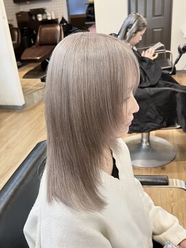 ラック 津田沼(LUCK) ホワイトベージュ/ミルクティーベージュ/ケアブリーチ/津田沼