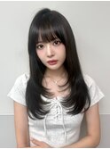 ミディアムレイヤー内巻きワンカール