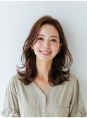 レイヤーカット/イメチェン/外ハネボブ/美髪/ワイドバング/髪型