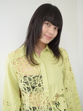 ハニーマスタード(HONEY MUSTARD) ミディアムレイヤースタイル