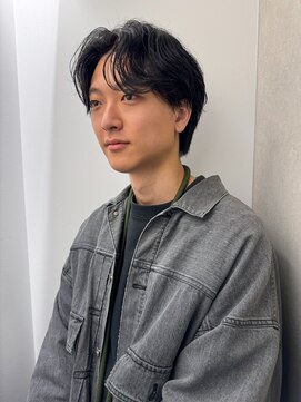オルカ(ORCA) リバースセンターパート　ニュアンスパーマ　ニュアンスウルフ