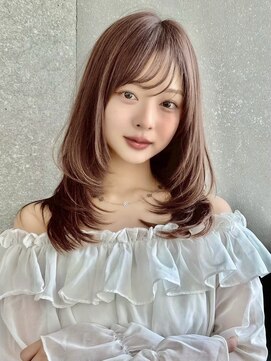 ロンドネートゥル 新潟(Lond naitre) 暗髪/クラゲヘアー/ココアベージュ/小顔(新潟/万代）